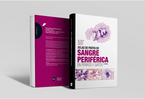 Atlas de frotis de sangre periférica en perros y gatos -Manuales prácticos veterinaria
